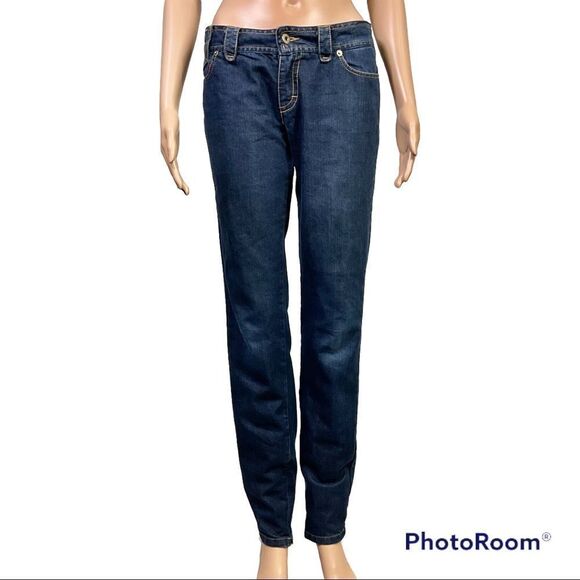 Dolce & Gabbana Y2K Wonder Vintage Denim Devotees skinny  zipper slit jeans 30 - Picture 3 of 13